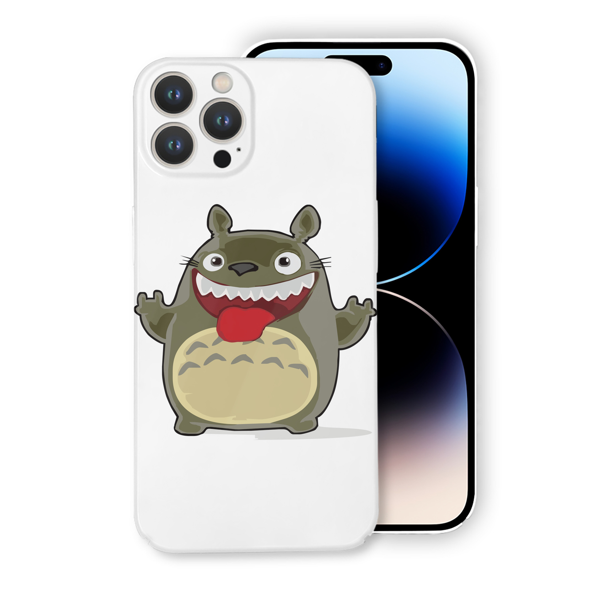 （画像用） となりのトトロ 草壁メイ 草壁サツキ My Neighbor Totoro Satsuki Kusakabe Mei Kusakabe 【iPhone 14シリーズ対応】ハードケース